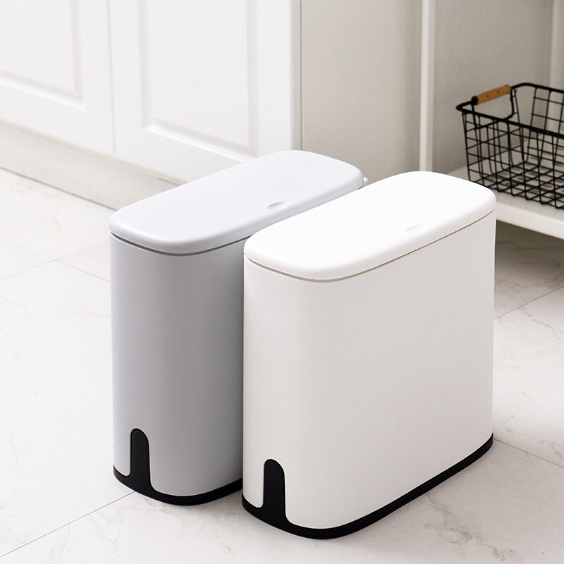 Nordic prullenbak ovale badkamer afvalbak plastic vuilnisemmer keuken toilet slaapkamer kantoor prullenbak met vuilniszakhouder