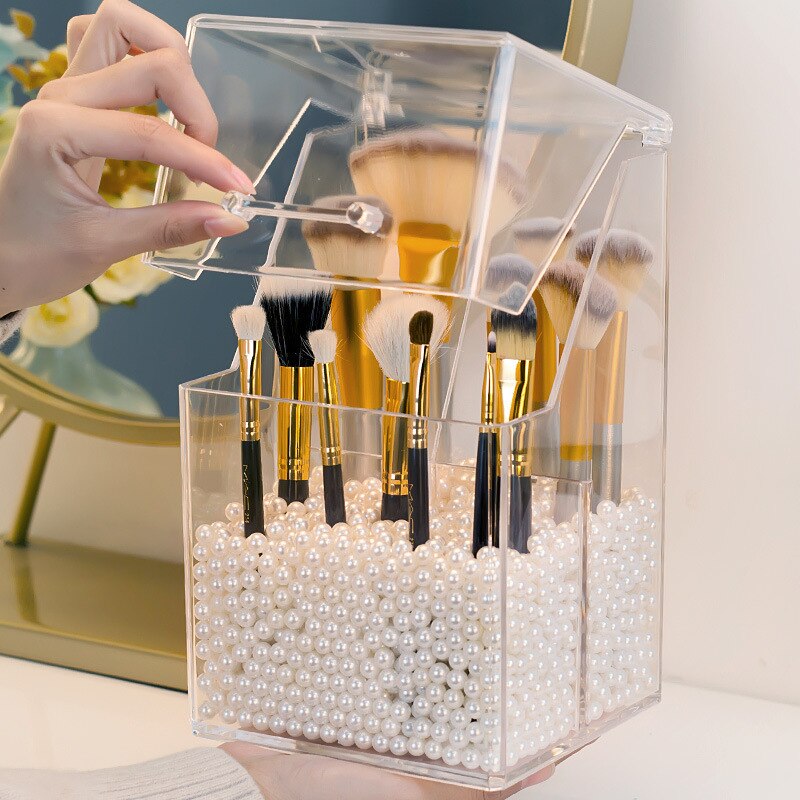 Yblntek Make-Up Kwasten Organisator Opbergdoos Acryl Cosmetische Make Up Organizer Helder Make-Up Borstel Houder Pen Houder