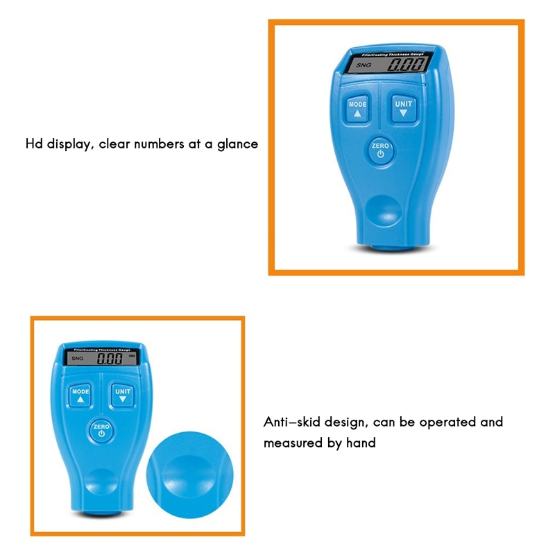 Paint Thicknes Instrument Digital Paint Coating Thickness Gauges Car Painting Meter GM200A Car Paint Measure Tester