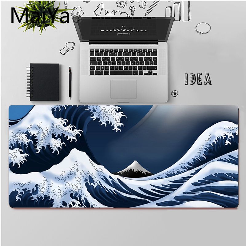 Maiya stor bølgekunst smuk anime musemåtte stor musemåtte tastaturer måtte