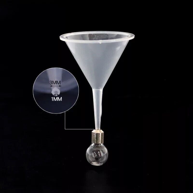 2pc 6mm mischen bilden glas Phiole Anhänger (metall kappe mit gummi stecker Mini glas charme/flasche miniatur fläschchen schmuck halskette: 1pc Sanduhr