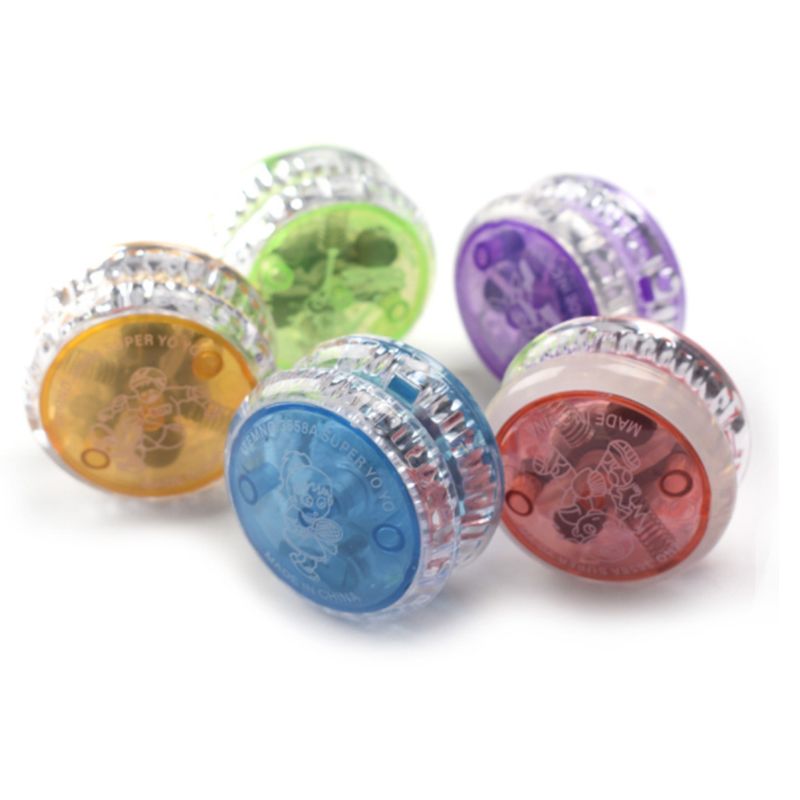 10 pz/set bambini yo-yo luminoso nuovo LED lampeggiante palla gioco del partito giocattoli per bambini per le ragazze dei ragazzi