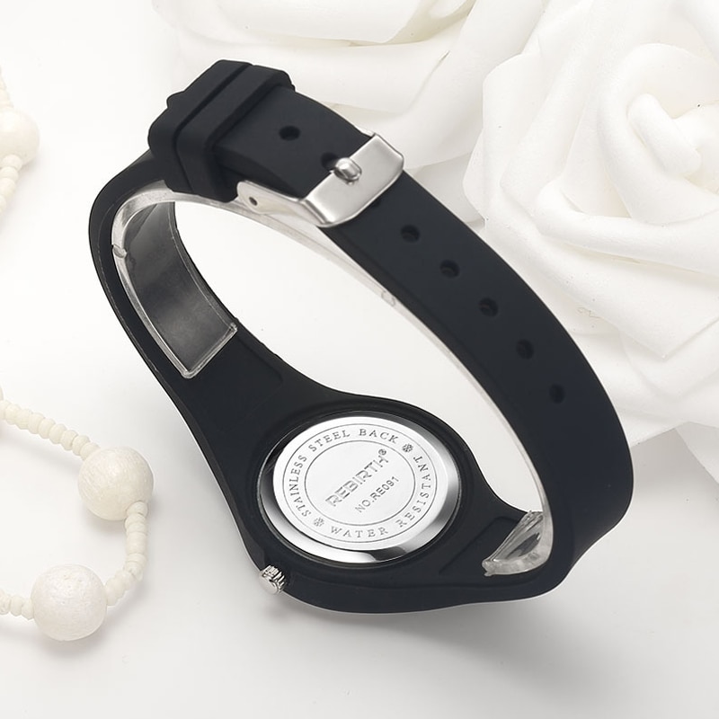 Reborn-montre-bracelet à Quartz pour femmes, bracelet en Silicone, de supérieure, montre pour femme