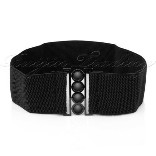 Vrouwen collectie Stretch Gesp Taille Riem Brede Elastische Cinch Corset Tailleband