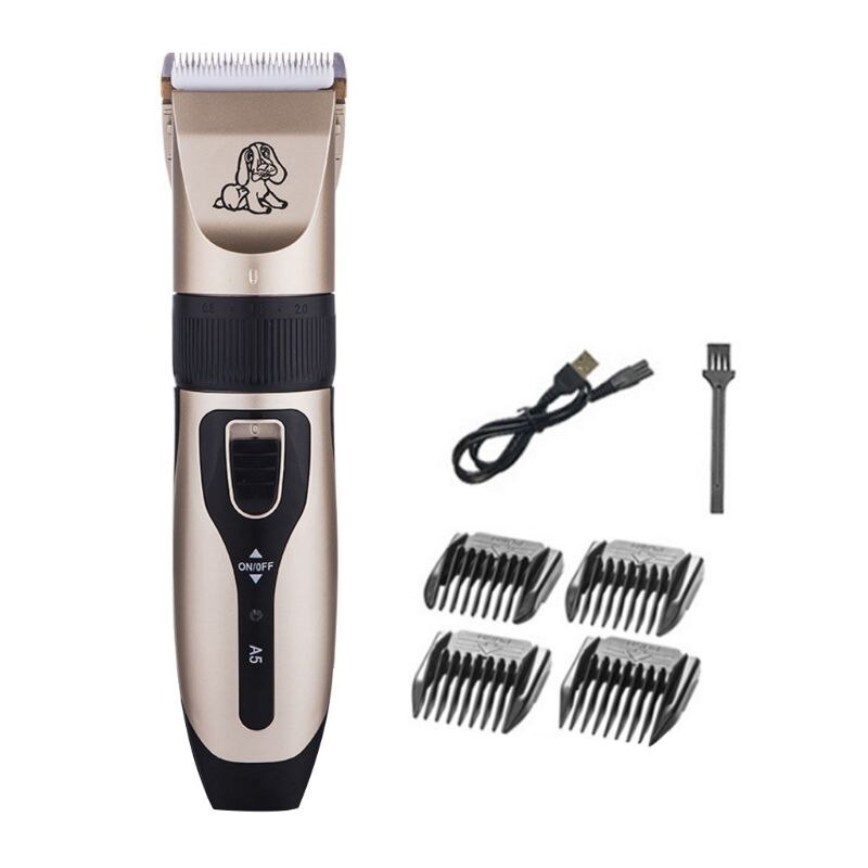 Elektrische tondeuse voor huisdieren, hondentrimmer, trimset voor kappers, oplaadbare draadloze tondeuse