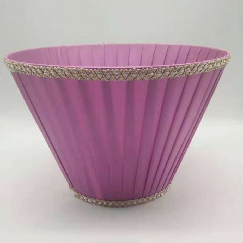 E27 Art Deco Lamp shades for table lamps pink/purple round Fabric lampshade modern style lamp cover for home decoration