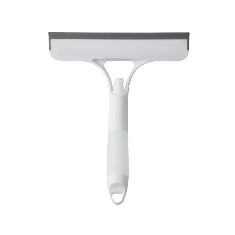 3-in-1 raamreinigingswisser Multifunctionele glazen spiegelwisser met spuitfles Microfiber scrub Huishoudelijke autoreiniger Gereedschap: Bruin