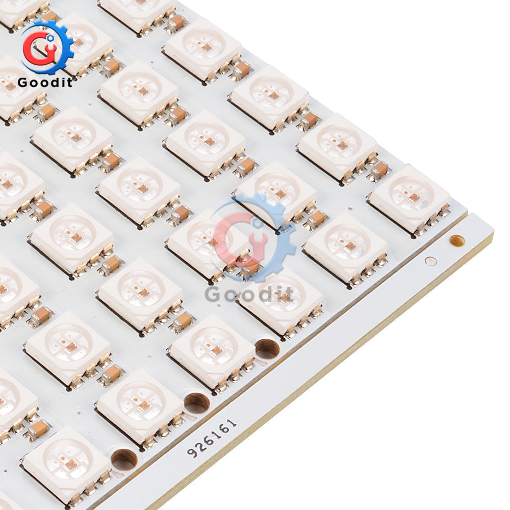 WS2812B WS2812 LED Ring Lamp Panel Light 5050 RGB 8x5 / 8x8 Bit LED Matrix 40 Bits 64 Bits Full Color 5050 RGB LED Lights