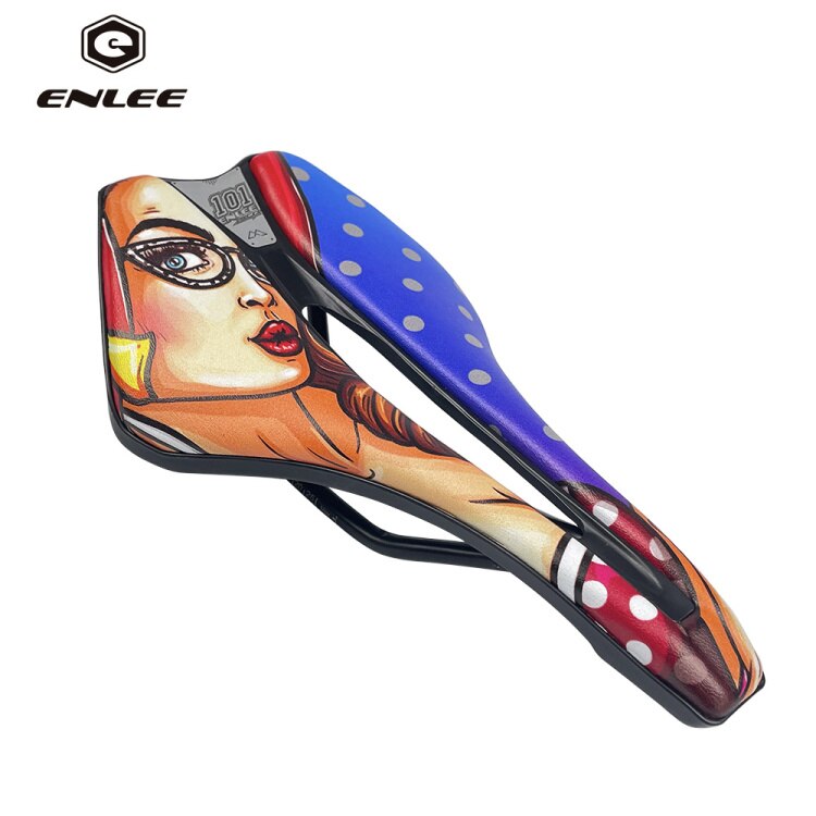 Ultralight Breathable Full Saddle Bicycle Vtt Racing Seat Wave Road Bike Saddle for Men Sans Cycling Seat Mat Bike Spare Parts: style C