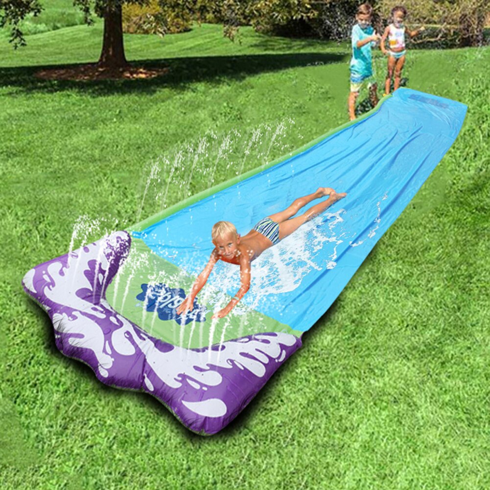 Water Slide Outdoor Waterdichte Water Slide Tarp Tuin Racing Gazon Waterglijbaan Voor Kinderen Buiten Gazon Achtertuin Plezier Hebben