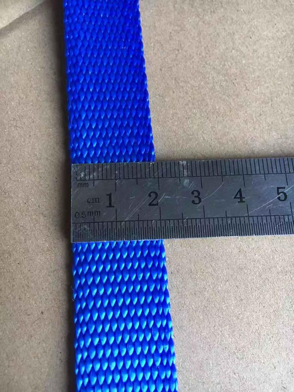 10 metrów dużo 20mm szerokość 2mm gruba wstążka nylonowa ciężki obowiązek gruba nylonowa taśma tapicerska o wysokiej wytrzymałości dla psów i kotów: 20mm niebieski