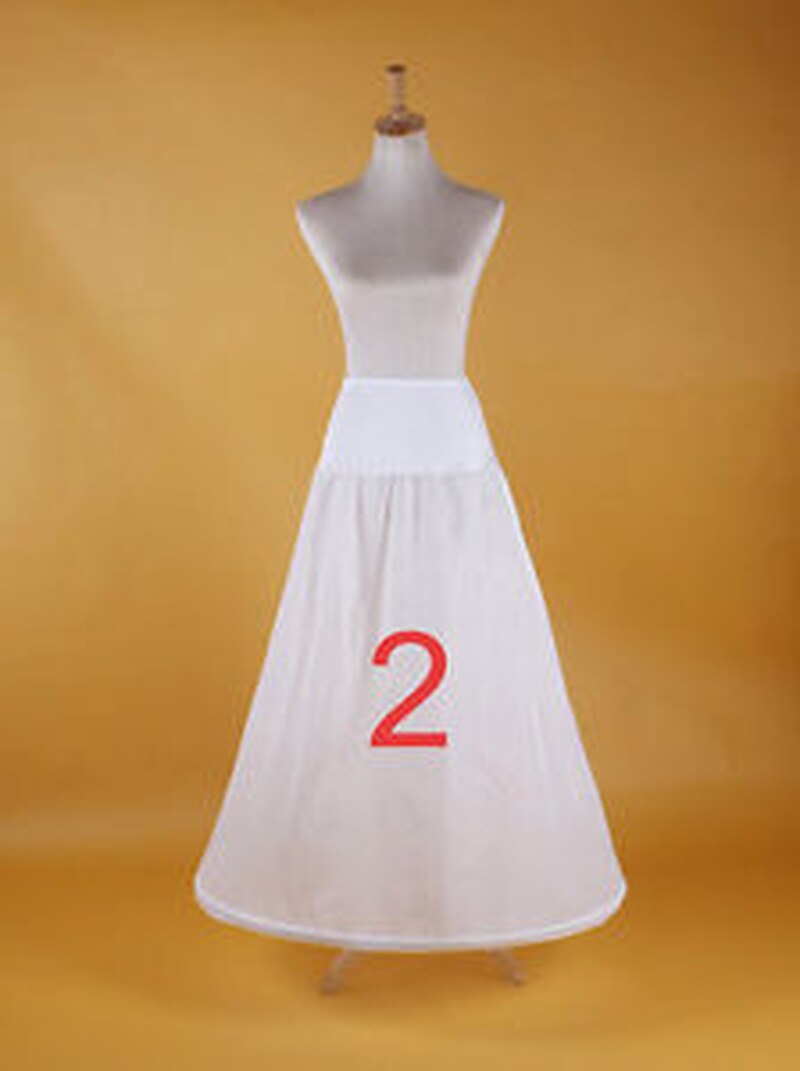 Bryllup underkjole brude bøjle crinoline prom underskørt fancy nederdel slip: 2