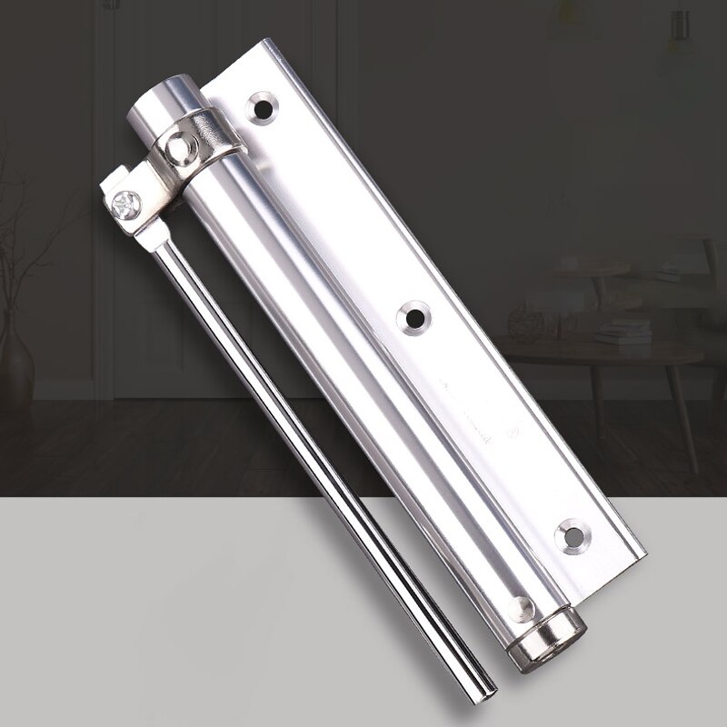 Mx justerbar automatisk dörrstängningsanordning, dörrstängare i aluminiumlegering, inbyggd stark fjäder, lämplig för branddörr 40kg