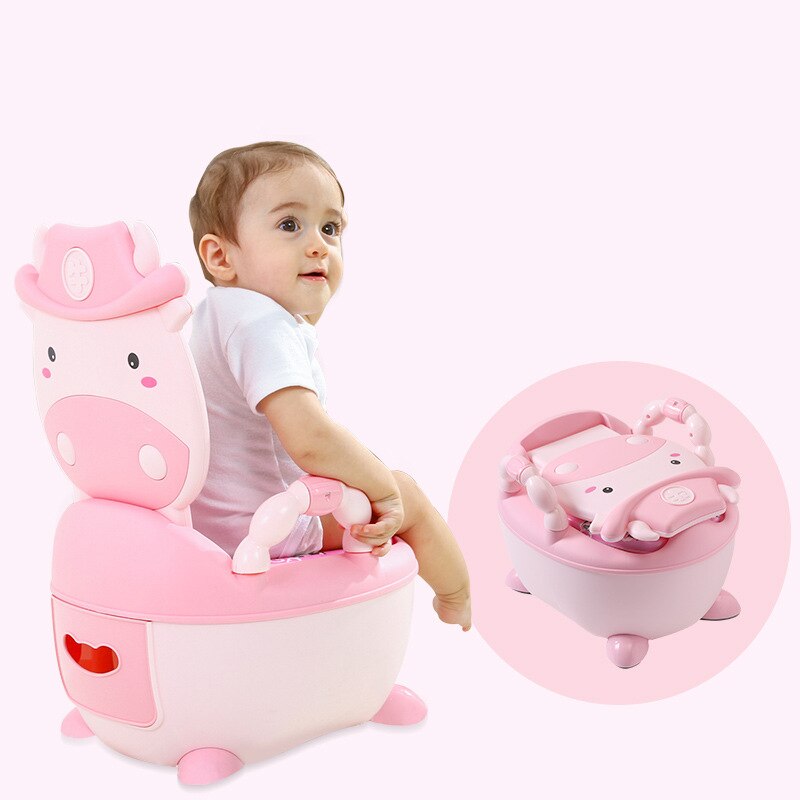 Potty Training Seat - Children's Potty - Potty Training Children - Learning Toilet with Backrest - Baby Toilet - Baby And Children's Toilet - Comfortable, Non-slip, Splash Proof And Odour Resistant
