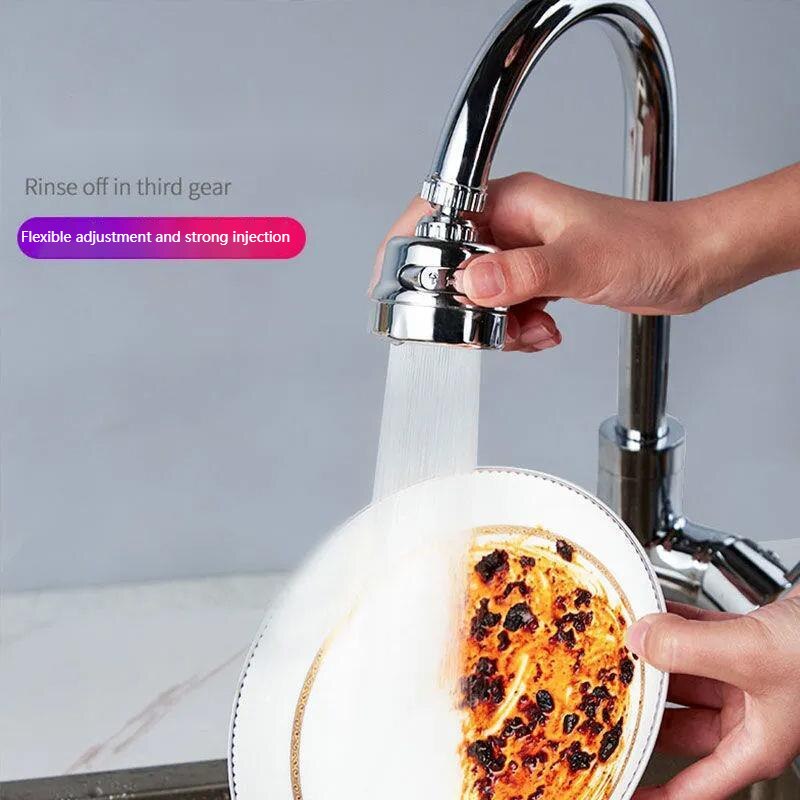Water Tap Nozzle Bathroom Sink Faucet Flexible Kitchen Faucet Gourmet Kitchen Faucets High Pressure Hose Nozzle Sprayer Products