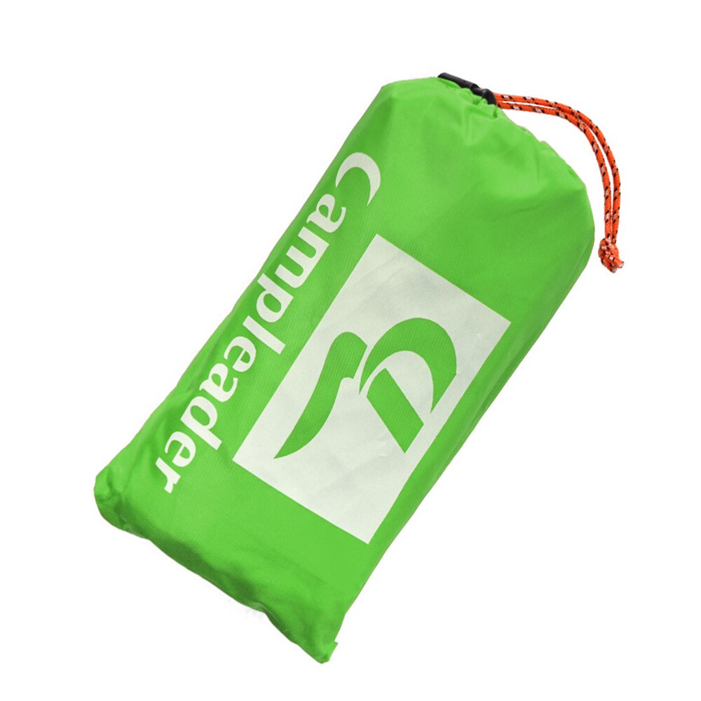 Multifunction Raincoat 3 in 1 Outdoor Portable Travel Rain Poncho Backpack Fishing Mountaineering Hiking Waterproof Rain Cover: Green