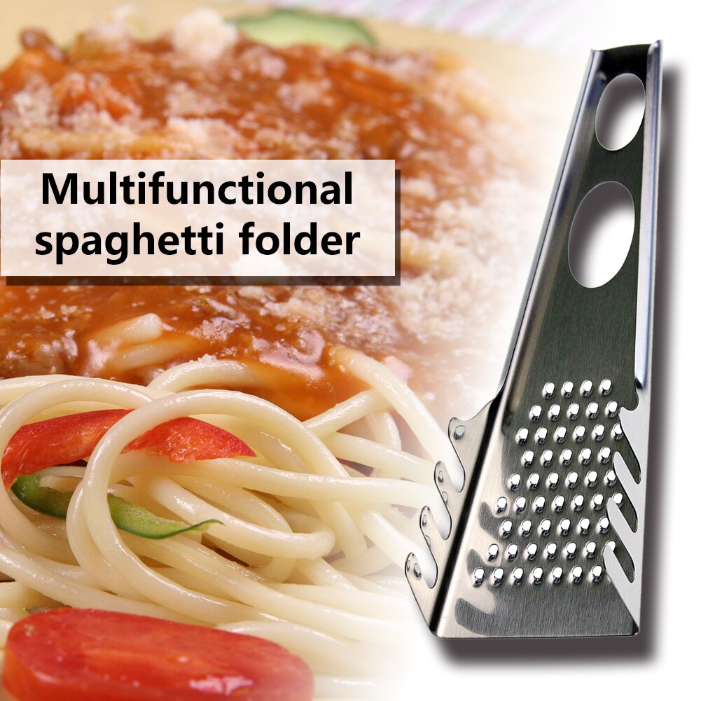 Kaasschaaf multifunctionele spaghettiklem noedelliniaal fabrikanten directe keukengadgets 430 roestvrij staal
