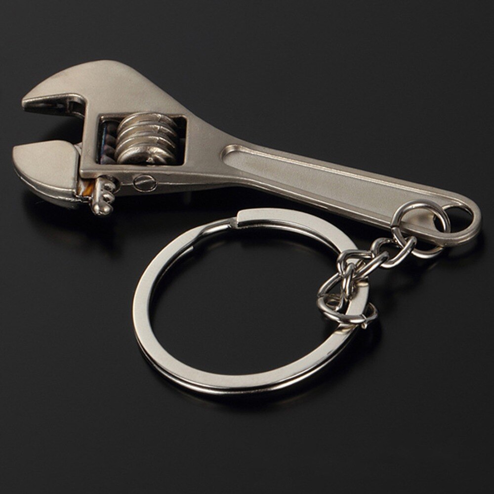 ¡Producto en oferta! Mini llave inglesa de Metal ajustable, llavero con anilla, llavero de , de