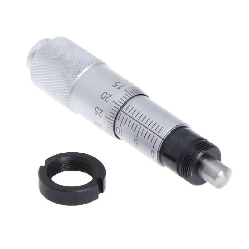 Tipo redondo 0-13mm escala micrômetro cabeça medida ferramenta rotação suave