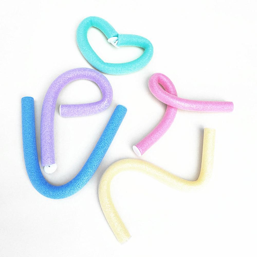 10Pcs/Set Sponge Wave Hair Curler Roller Hairstyle Curling Sticks Twist Curls Tool DIY Styling Hair Rollers Hair Styling Tool