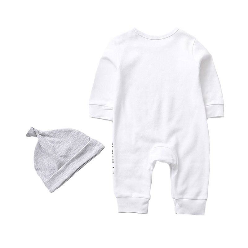 Herbst Karikatur jungen Kleidung Langarm Baby Strampler Neugeborenen Baumwolle Baby Mädchen Gesamt Kleinkind Kleidung + Hütte Pinguin stil