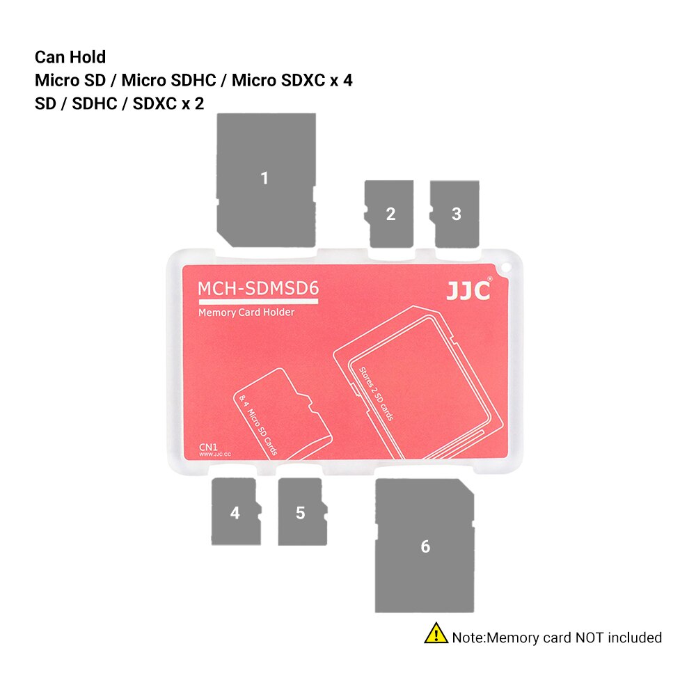 Jjc hukommelseskort etui holder opbevaringsboks pung kreditkort størrelse til sd sdhc sdxc micro sd msd tf kort organizer keeper container: 10 mikro sd grå