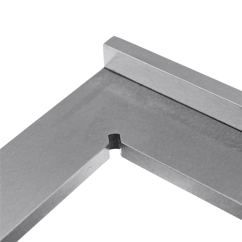 Juego de ingeniería de ángulo recto cuadrado de 90 grados 50x4 0/75x5 0/100x70mm con regla de ángulo endurecido de acero de tierra de precisión de asiento