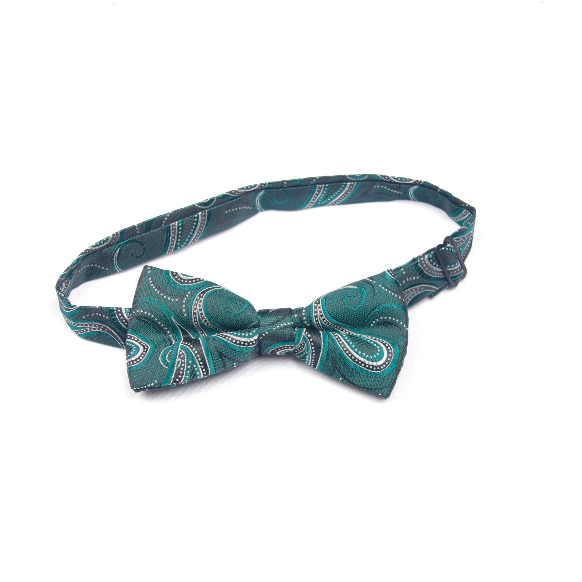DQT Paisley Floral Patterned Wedding Tuxedo Pre-tied Bow Tie For Boys