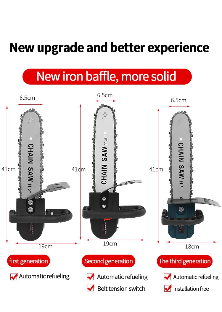 Support de tronçonneuse électrique réglable universel scie à chaîne partie meuleuse d'angle dans la scie à chaîne ensemble d'outils électriques pour le travail du bois