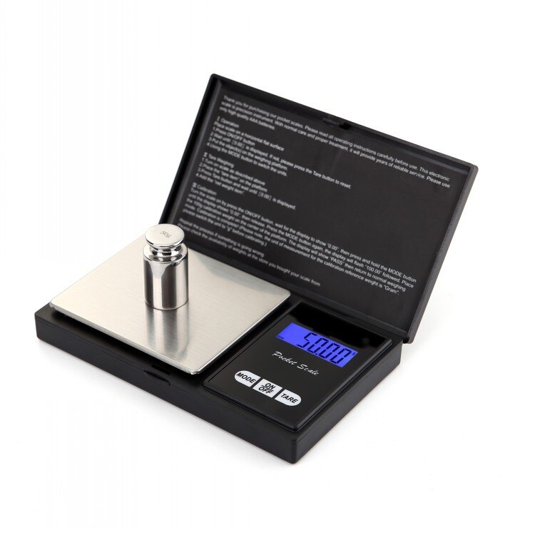 Minibáscula Digital de precisión para joyería, 0,01g, para bisutería dorada, de plata de ley, gramos, para peso de cocina: 03