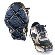 Universele Anti-Slip Ijs clip Schoen Paar Sneeuw Tractie Apparaat Stijgijzers Sneeuw Ijs Klimmen Schoen Spikes Grips Overschoenen # Y5