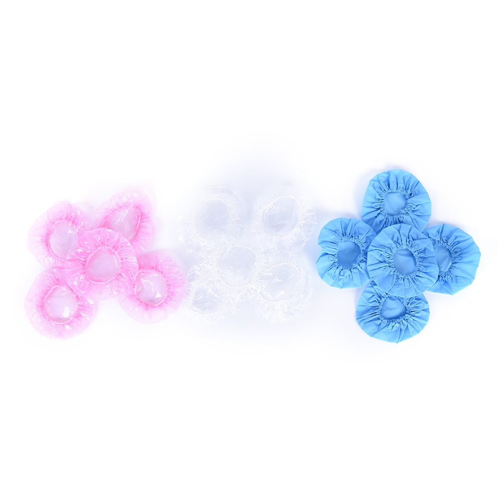20PCS/Bag Disposable Salon Clear Ear Cover Ear Protection Hair Dye Protect Cap Hair Color Styling Tool Accessories