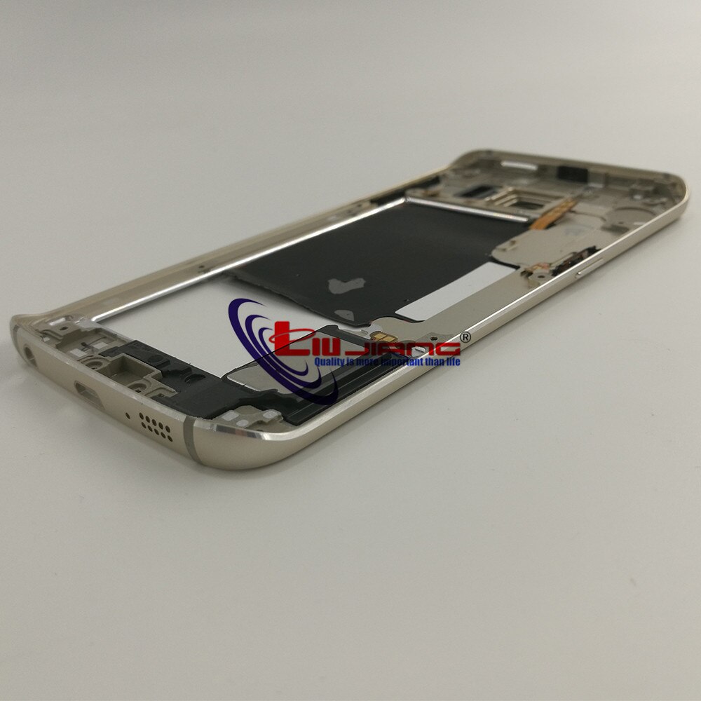 Middle Frame For Samsung S6 Edge G925 G925F G925A G925i Mid Bezel Metal Housing Chassis with Camera Lens Replacement Parts