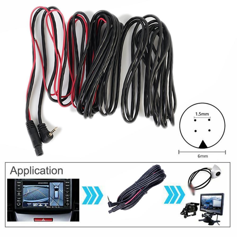 5.5M Car Camera Rear View Parking Backup Video Reverse Camera Cable Cord Vehicle Rear View Parking Video Extension Line Public