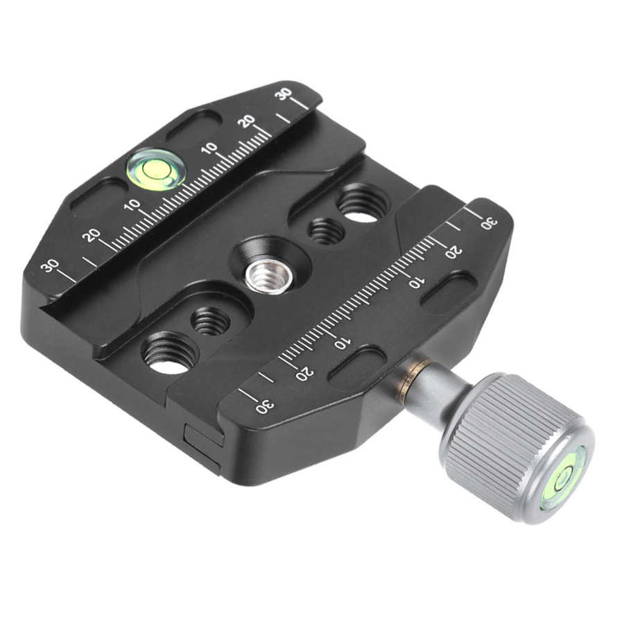 Camera Quick Release 70Mm Aluminium Quick Release Plaat Klem Met 1/4 In 3/8 In Schroefgaten Statief Monopod