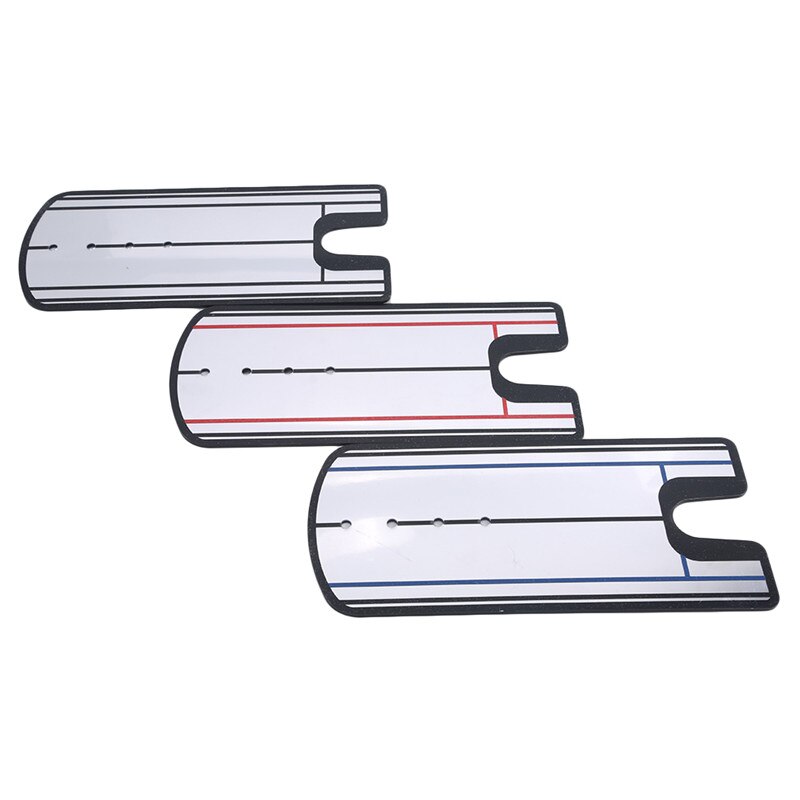 Golf swing recht oefenen golf putting spiegel uitlijning trainingshulpmiddel swingtrainer ooglijn golfaccessoires 30.5 x 14.5cm