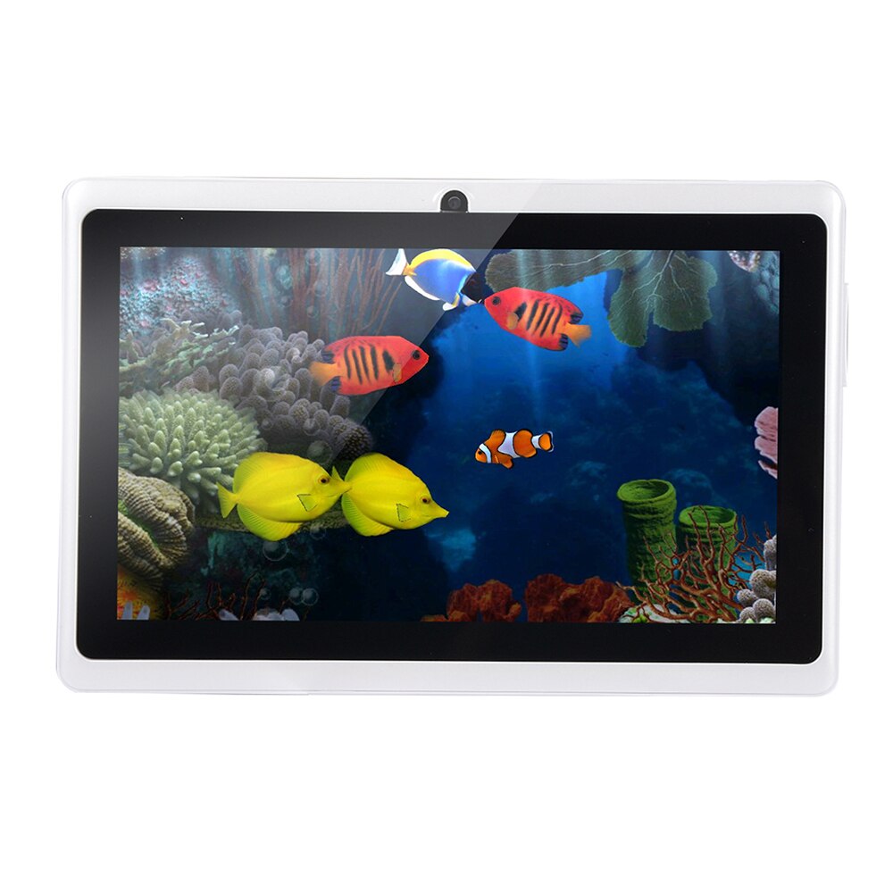 7 Inch 512 Mb + 8 Gb Quad-Core Tablet Zakelijke Tablet Met Android4.4 Systeem 1024*600 Resolutie voor Kantoor Werk: White / US Plug