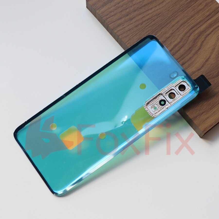 Tylna szklana pokrywa dla Huawei P40 Lite 5G pokrywa baterii tylna szklana obudowa tylna obudowa zamiennik dla honoru 30S rosja edycja