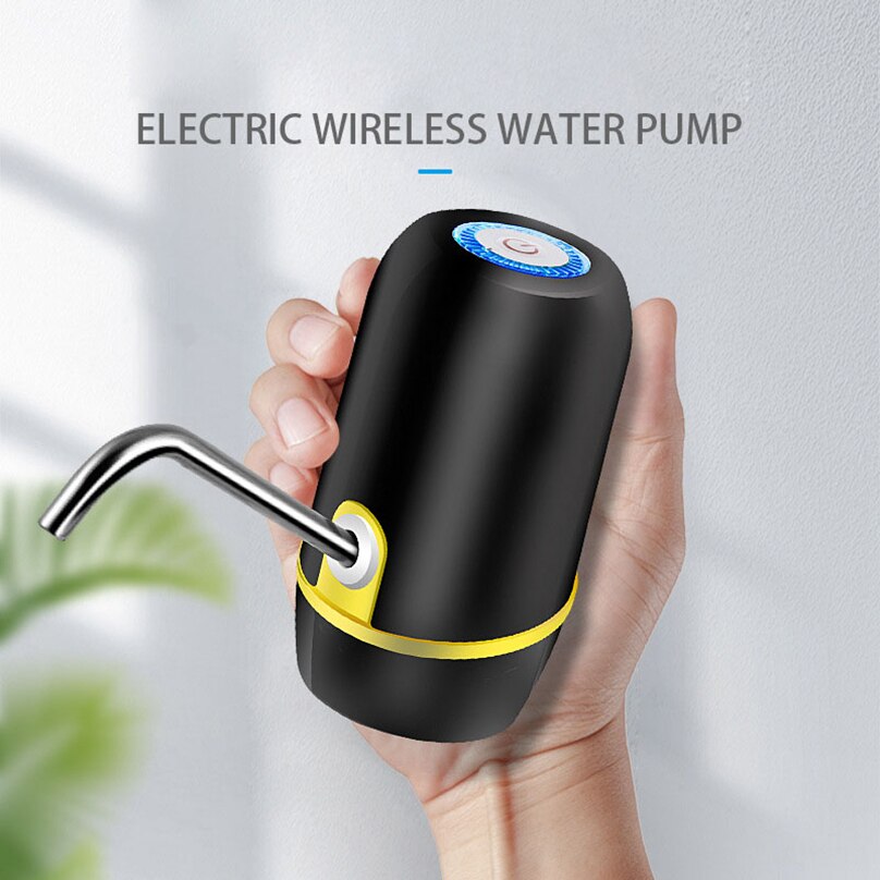 Water Fles Pomp Elektrische Automatische Drinkwater Dispenser 2-5 Gallon Draagbare Water Pompen USB Opladen Een Knop om gebruik