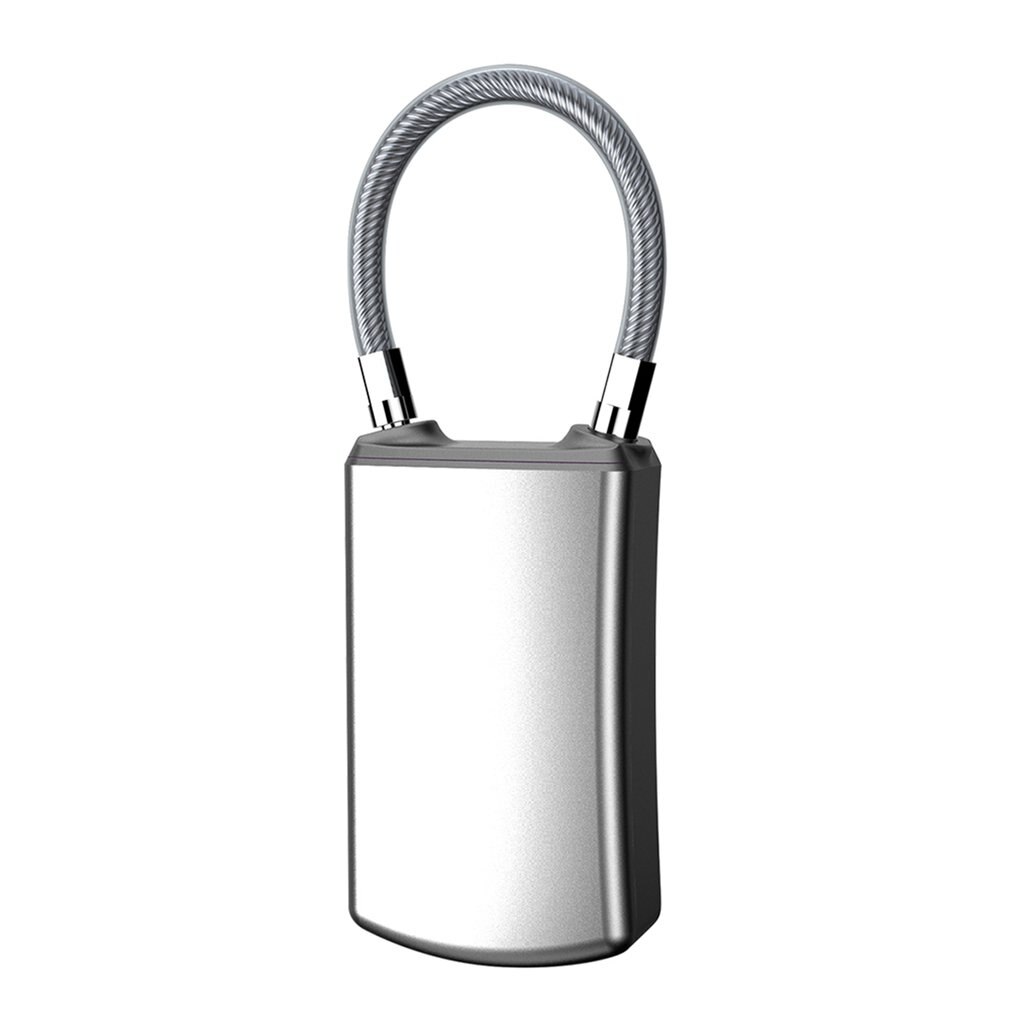 Quick Padlocks Smart Thumbprint Door Padlocks Rechargeable Door L... – Vicedeal