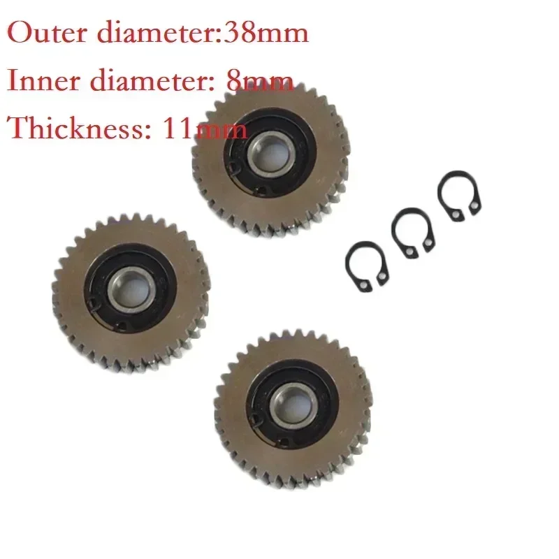 Przekładnia planetarna 36t z sprzęgłem robić silnika Bafang wioślarz elektryczny e-rower bieg Ebike Bicicleta Velo Electrique Adulte części rowerowe: Ciemnoszary