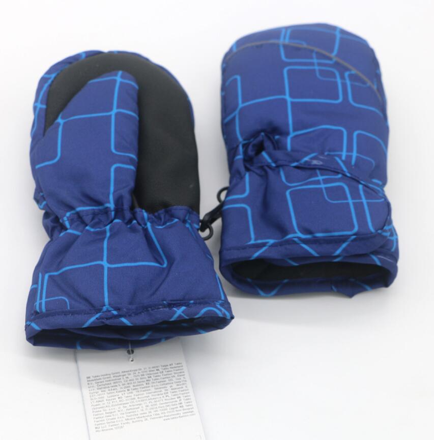 Luvas de ski para bebês, luvas quentes para inverno 2018 para meninos e meninas ao ar livre, à prova de vento e à prova d'água para pilotar 2 a 4 anos