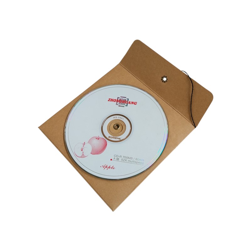 Wedding Cards 50pcs 13x13cm Disc Cd Sleeve Cover Packaging Envelopes Pack Boxes 250gsm Kraft Dvd Paper Bag