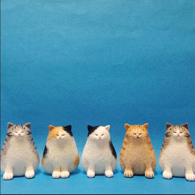 Novice Cat Wool Felt wool needlepoint kit wool felt needle felting decoration craft needlecraft