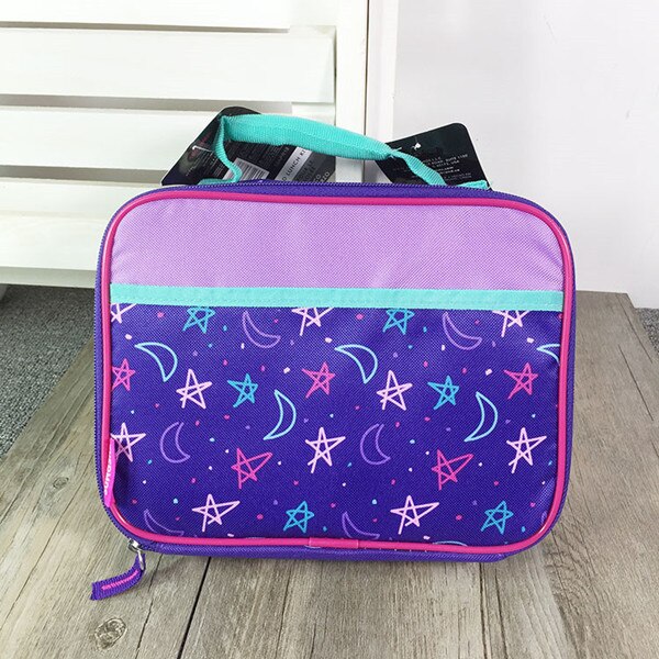 Sac repas isotherme, chiens et chiens, amoureux du cœur, pour l'école, garçons, filles, femmes, sac fourre-tout pour nourriture, pique-nique thermique: F