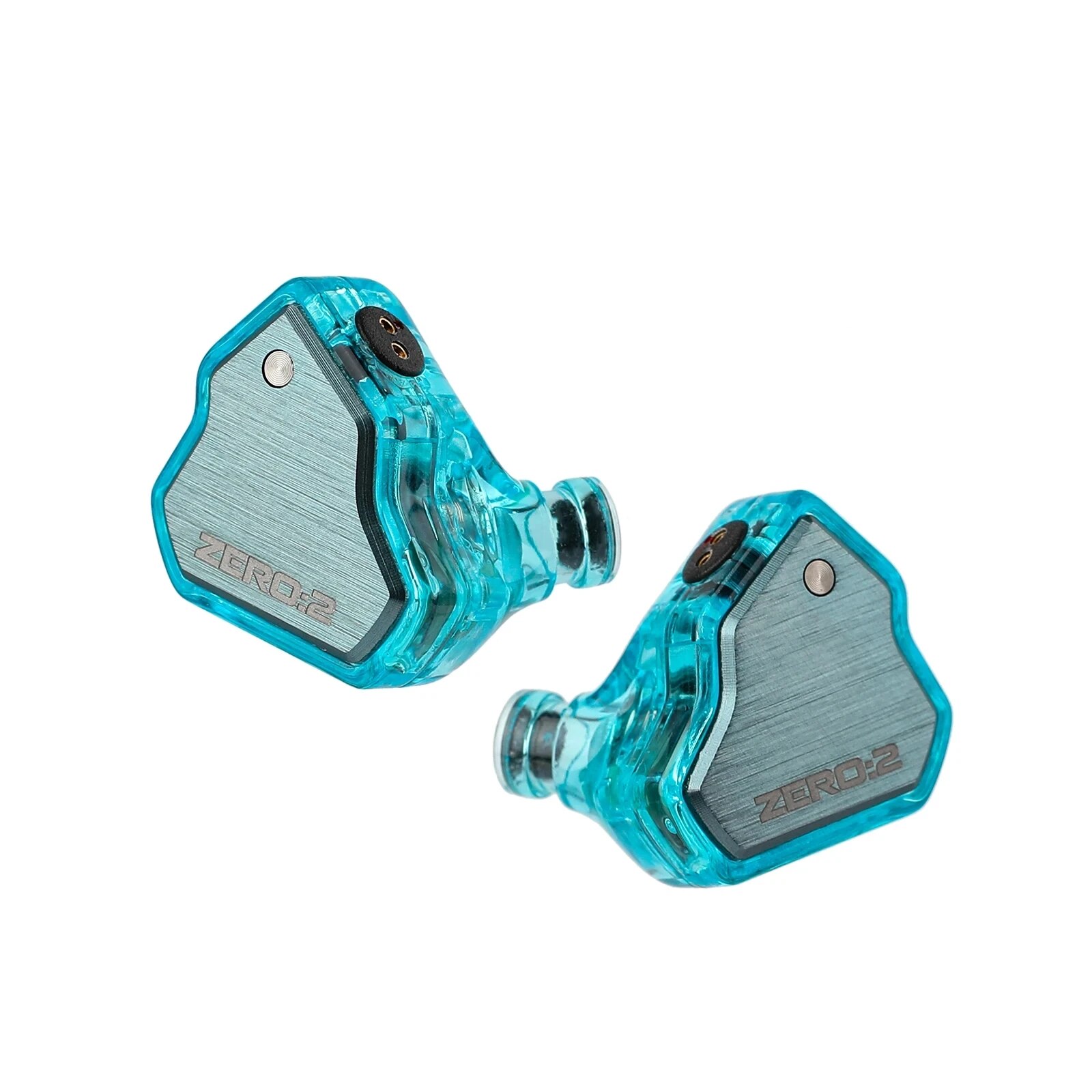 7 Hz X Crinacle Zero 2 Zaktualizowany sterownik dynamiczny 10 mm IEM Przewodowe słuchawki douszne Słuchawki do gier z kablem OFC IEM dla muzyka: Niebieski