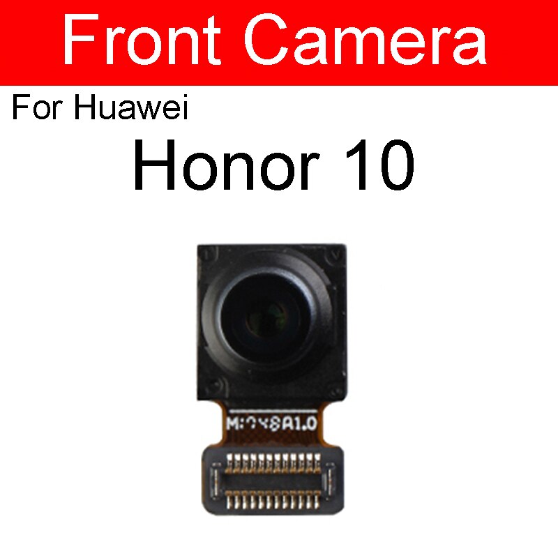 Cámara frontal para Huawei Honor View 6 7 8 V8 8x9 9i V9 10 V10 V20 Max Plus Lite Play pequeña reparación de reemplazo de cámara: For honor 10