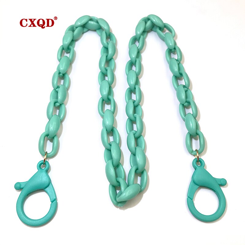 kinder Gesicht Maske Brillen Kette Lanyard Handliche Bequem Halter Seil Anti-verloren Anti Masken hängenden Hals: YMK0001 green2