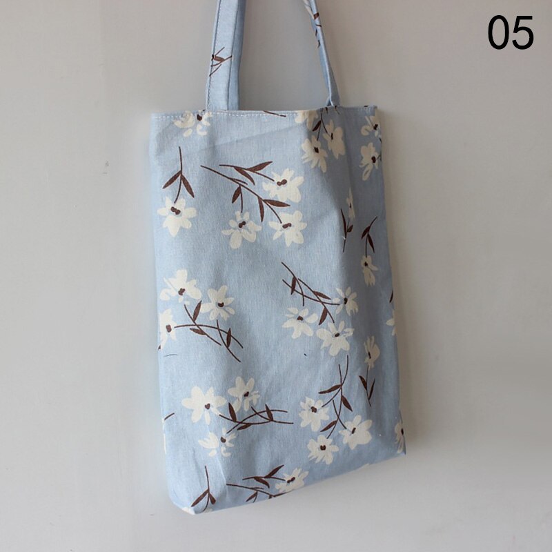 41*32Cm Aankomst Vrouwen Meisje Opvouwbaar Herbruikbare Print Boodschappentas Eco Tote Handtas Strandtas Katoen Linnen schoudertas: 5