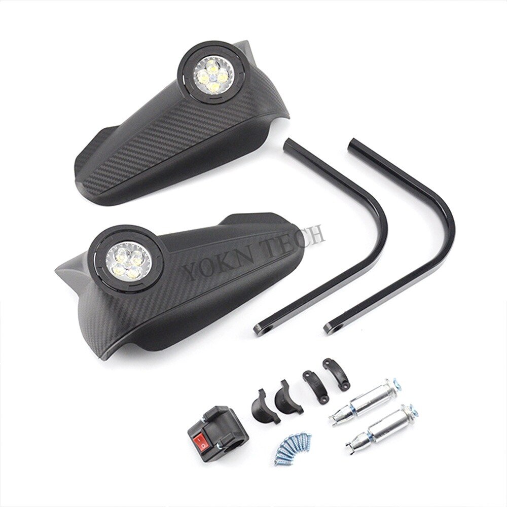 Motorcycle Hand Guard Voorruit Met Led Licht Voor Grandado
